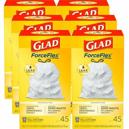 Clorox BAG, KTCHN, TALL, GLAD, 13 GAL, 6PK CLO78362CT